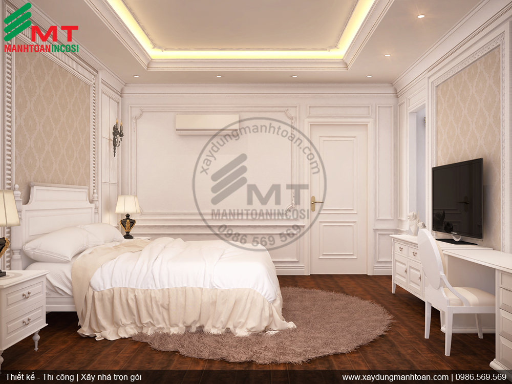 thiết kế nội thất căn hộ Vincom Long Biên - công ty TNHH đầu tư xây dựng Mạnh Toàn