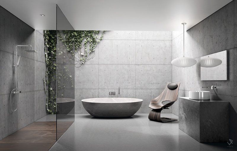 22 thiết kế nội thất phòng tắm độc đáo
