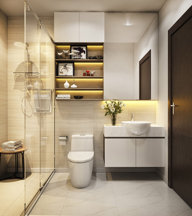 22 thiết kế nội thất phòng tắm độc đáo