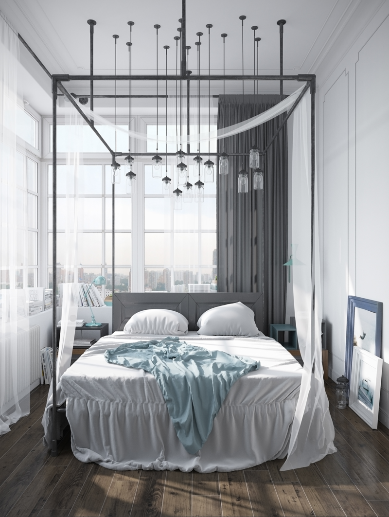 phòng ngủ phong cách Scandinavian ấn tượng
