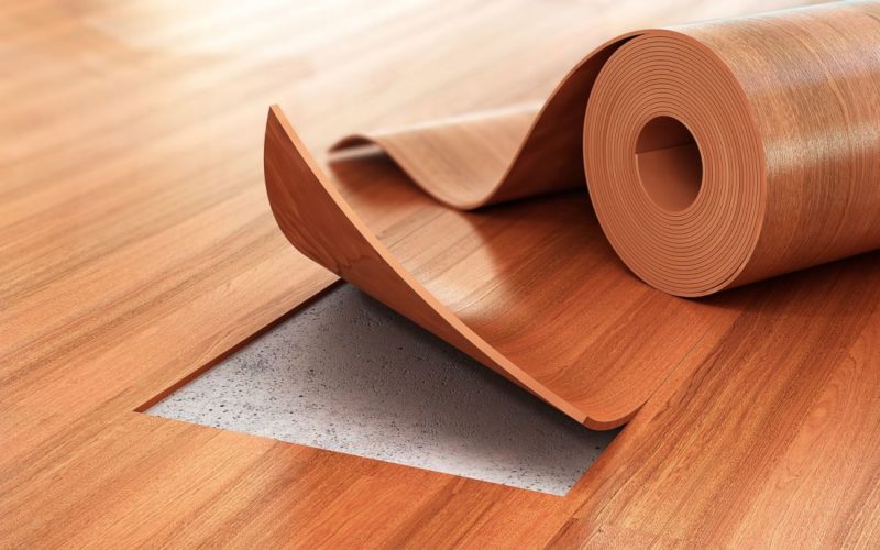 vật liệu lót sàn: sàn nhựa vinyl