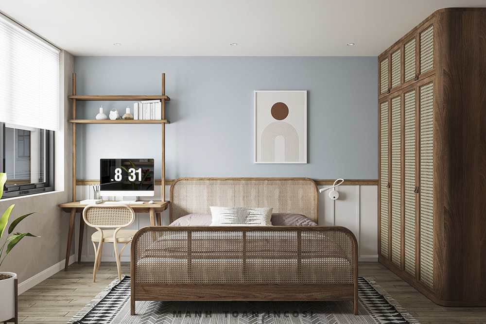 Thiết kế nội thất căn hộ chung cư phong cách Wabi Sabi 5