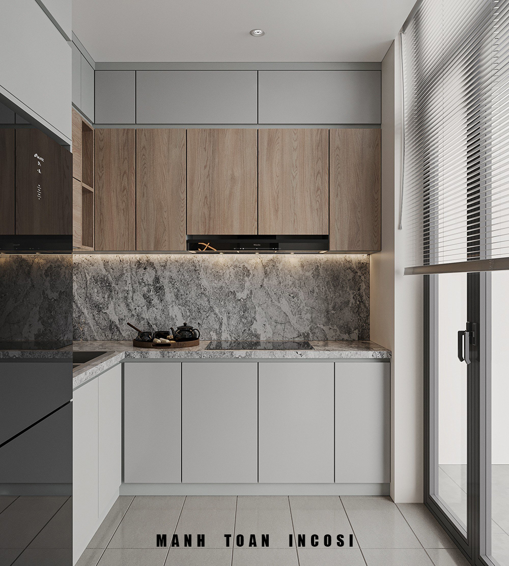 Thiết kế nội thất hiện đại cho phòng bếp