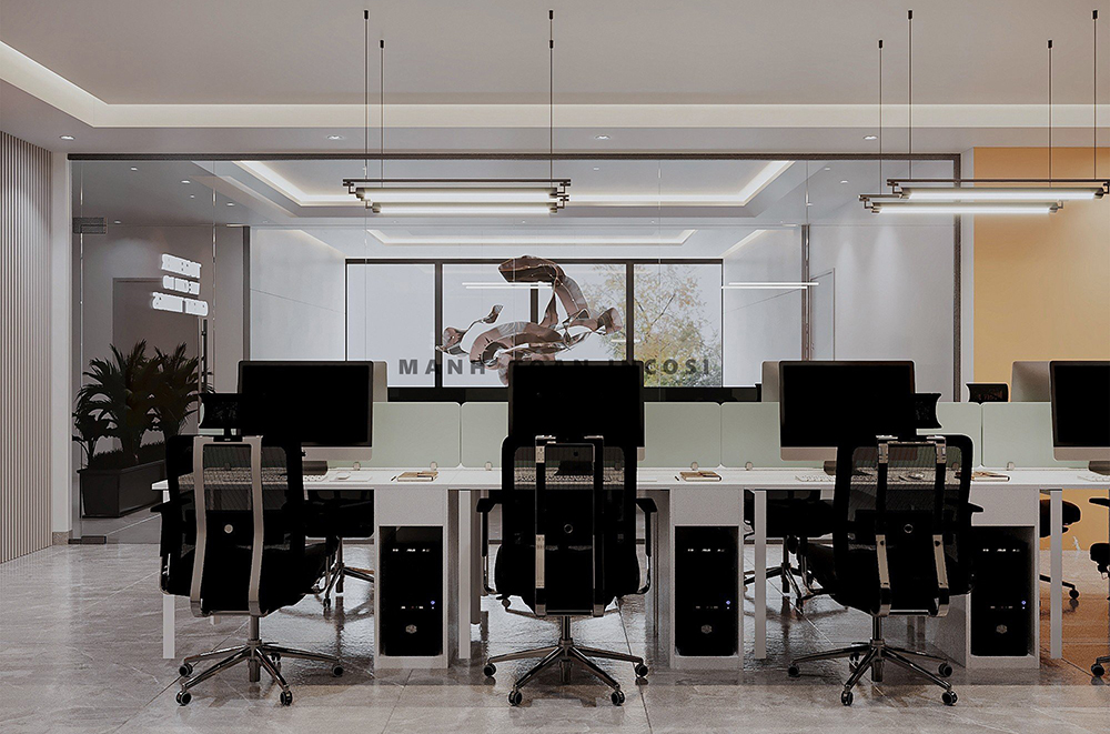 Văn phòng với thiết kế hiện đại